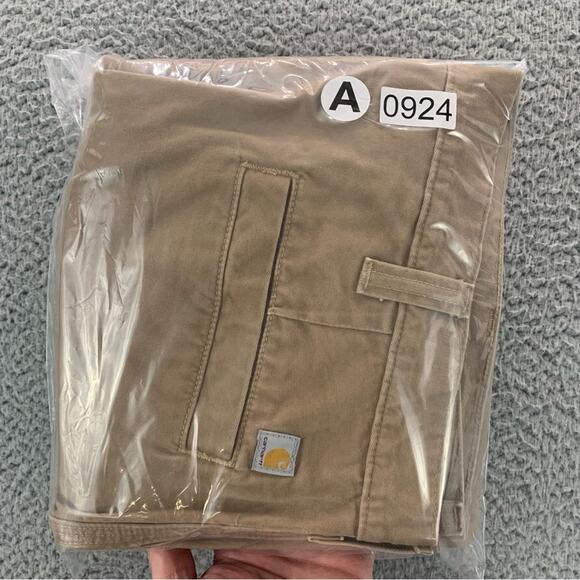 Carhartt Relaxed Fit Twill 5-Pocket Work Dark Khaki Pants Men's   -  Size:   42 - Picture 16 of 16
